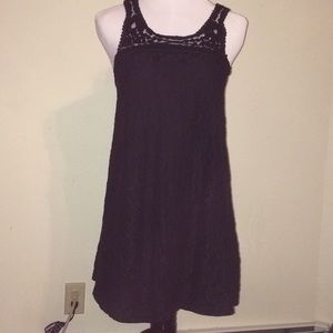 Forever 21 black floral dress